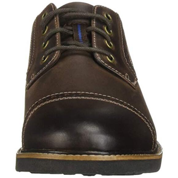 NWT Nunn Bush Overland Cap Toe Oxford Brown Chamois Leather Men’s 7M - Picture 4 of 7